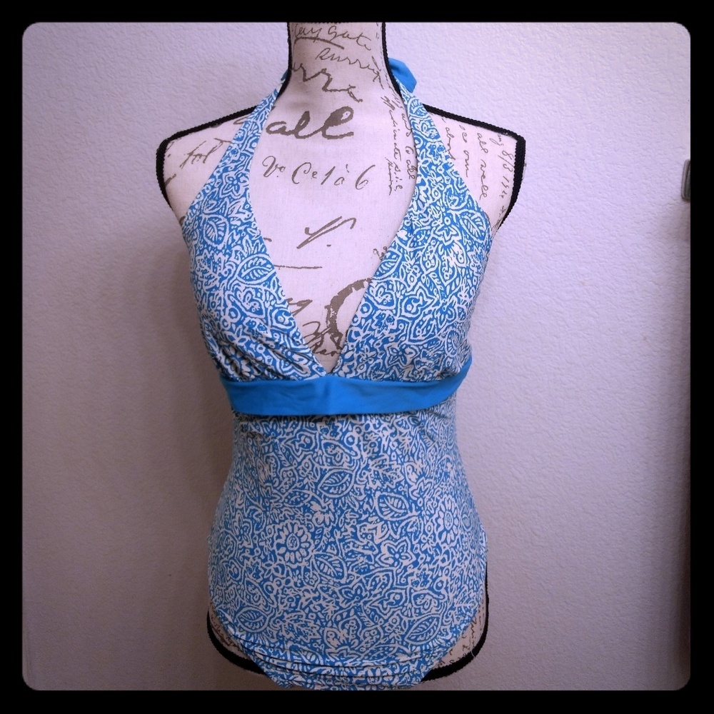 Beach Bay turquoise swimsuit